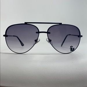 Black Aviator Steve Madden Sunglasses